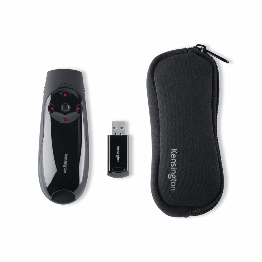 Kensington Presenter Clicker Expert Laser Pointer With Red Laser Mac Windows
