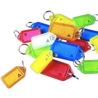 Kevron Key Tags Assorted Colours Pack 50