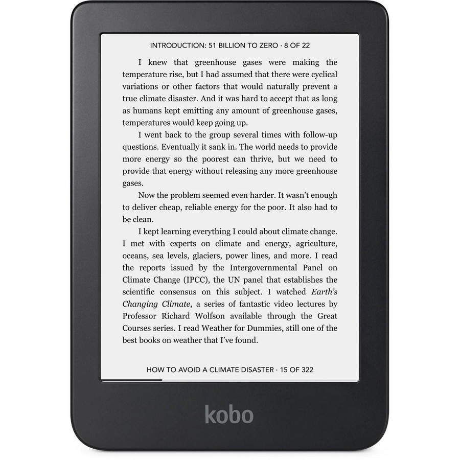 Kobo Clara 2E Digital Text Reader eReader 6" Display 16 GB Flash Wireless LAN Bluetooth USB Type C Deep Ocean
