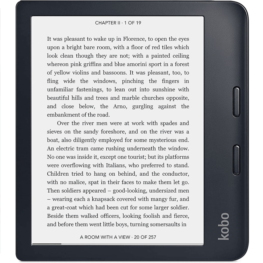 Kobo Libra 2 eBook Reader 7" Display Digital Text Reader Touchscreen Wireless LAN/ Bluetooth/USB 32 GB Flash Black