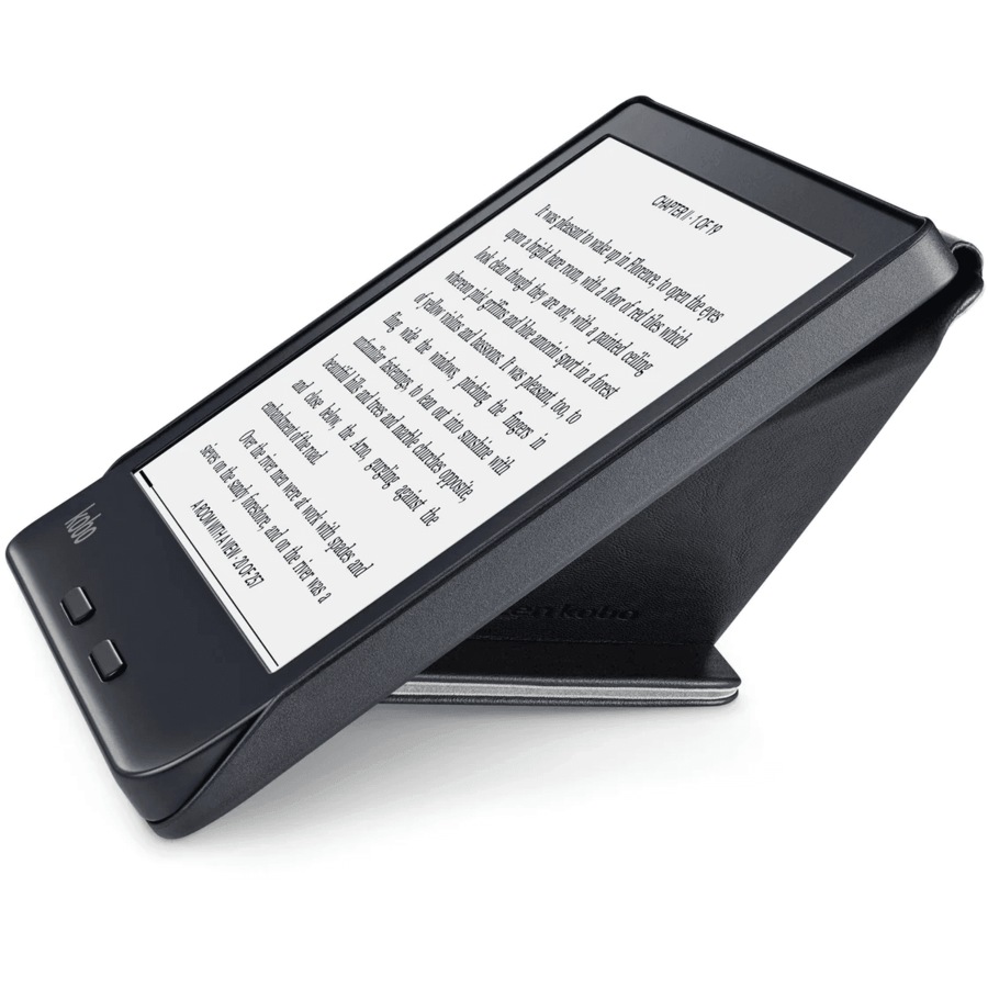 Kobo Libra 2 SleepCover Carrying Case Cover Kobo eReader Black PU Leather Body