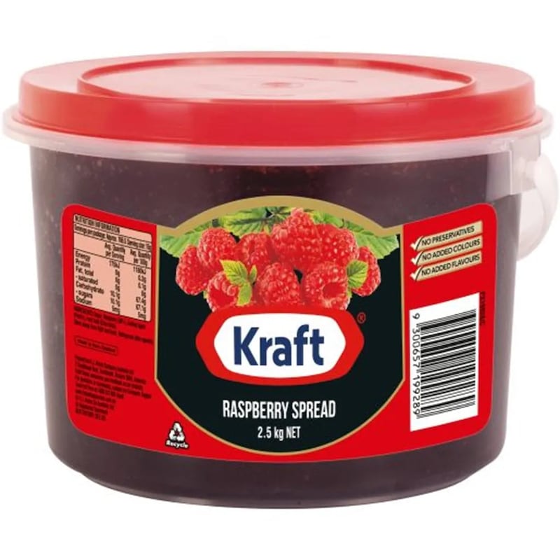 Buy Kraft Heinz Raspberry Jam Spread 2.5kg Bulk Size - MyDeal
