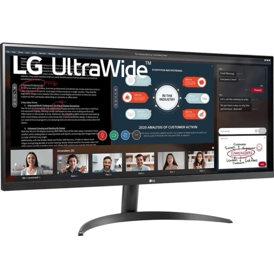 LG 34WP500B 34" Inch FHD UltraWide Monitor IPS HDR