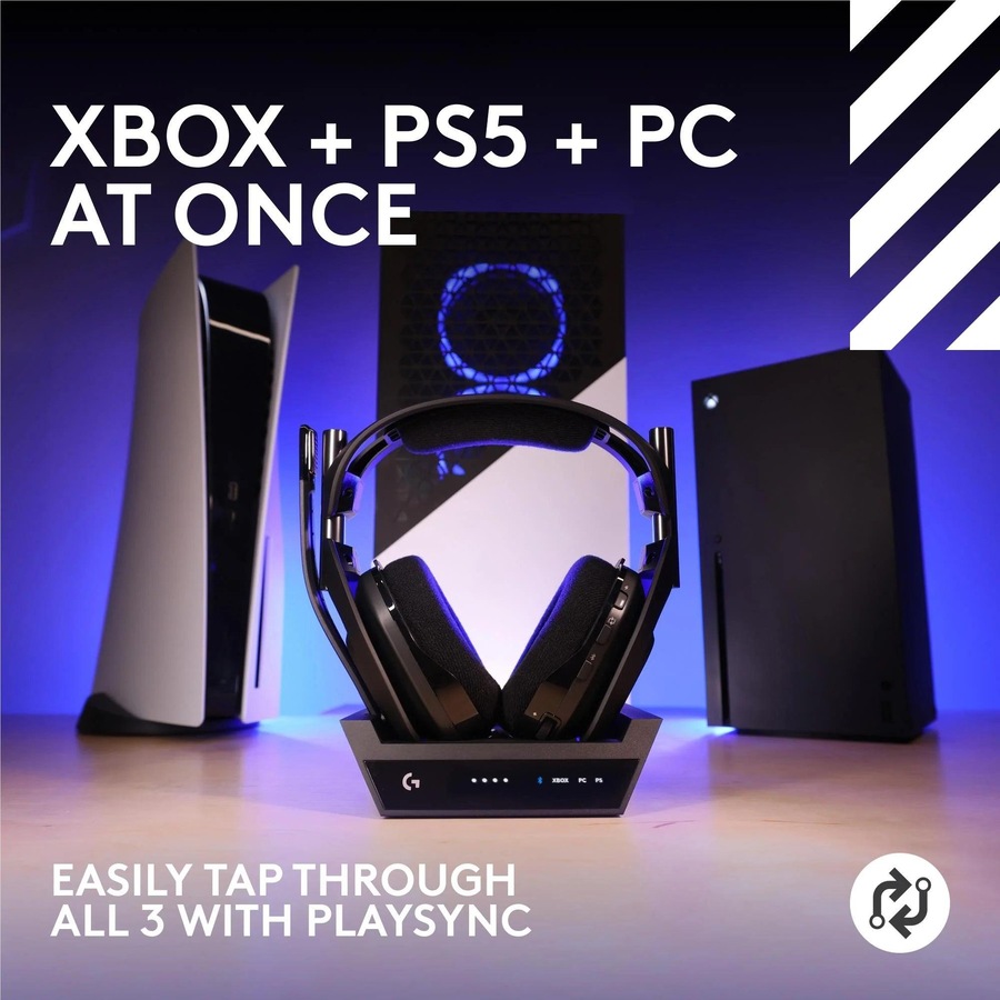 Logitech G Astro A50 X LIGHTSPEED Wireless Gaming Headset Base Station Black