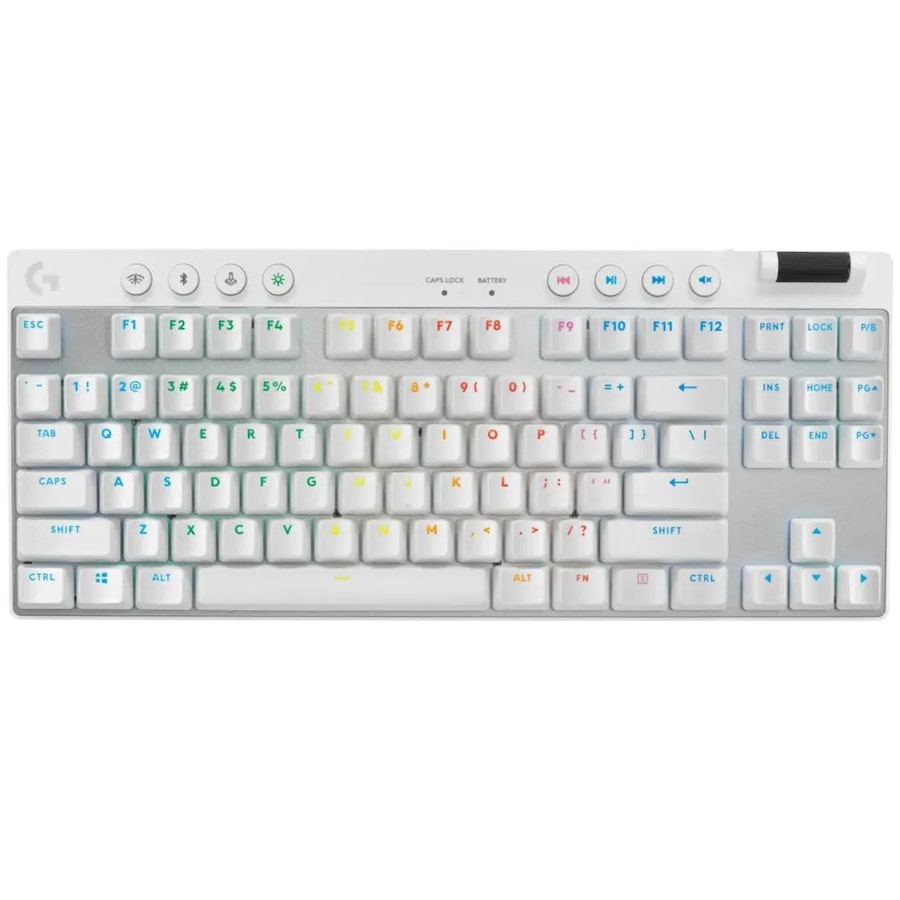 Logitech G PRO X TKL LIGHTSPEED Gaming Keyboard White