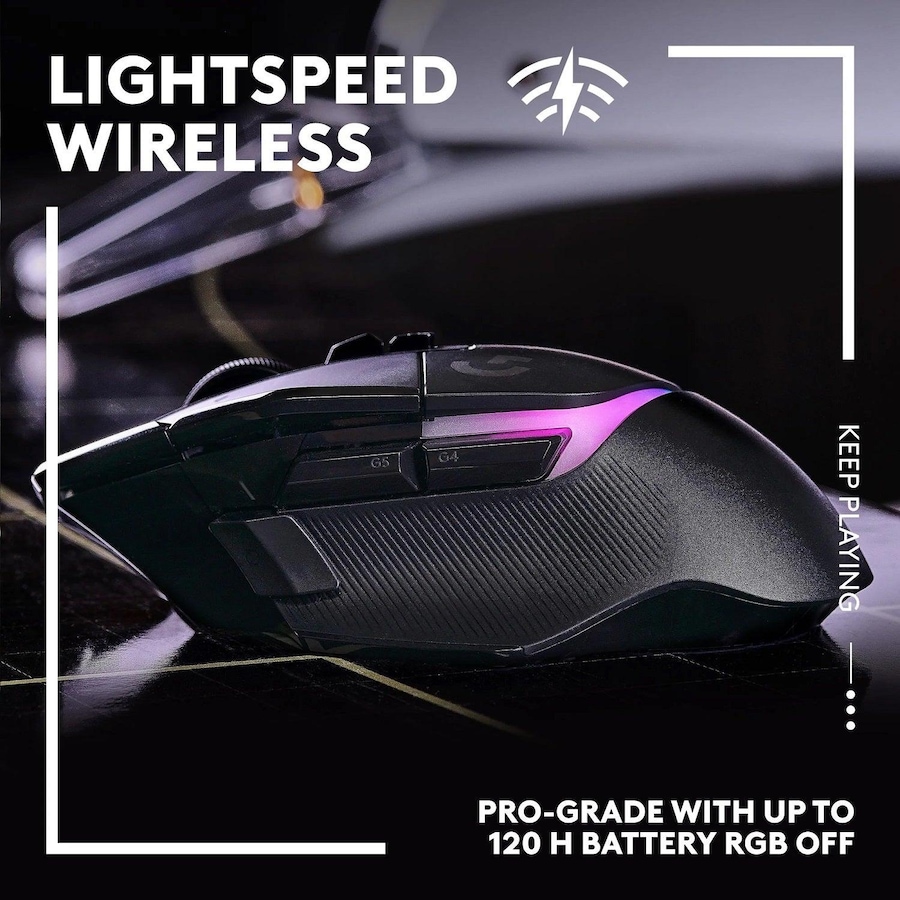 Logitech G502 X Plus Gaming Mouse Wireless RGB Black