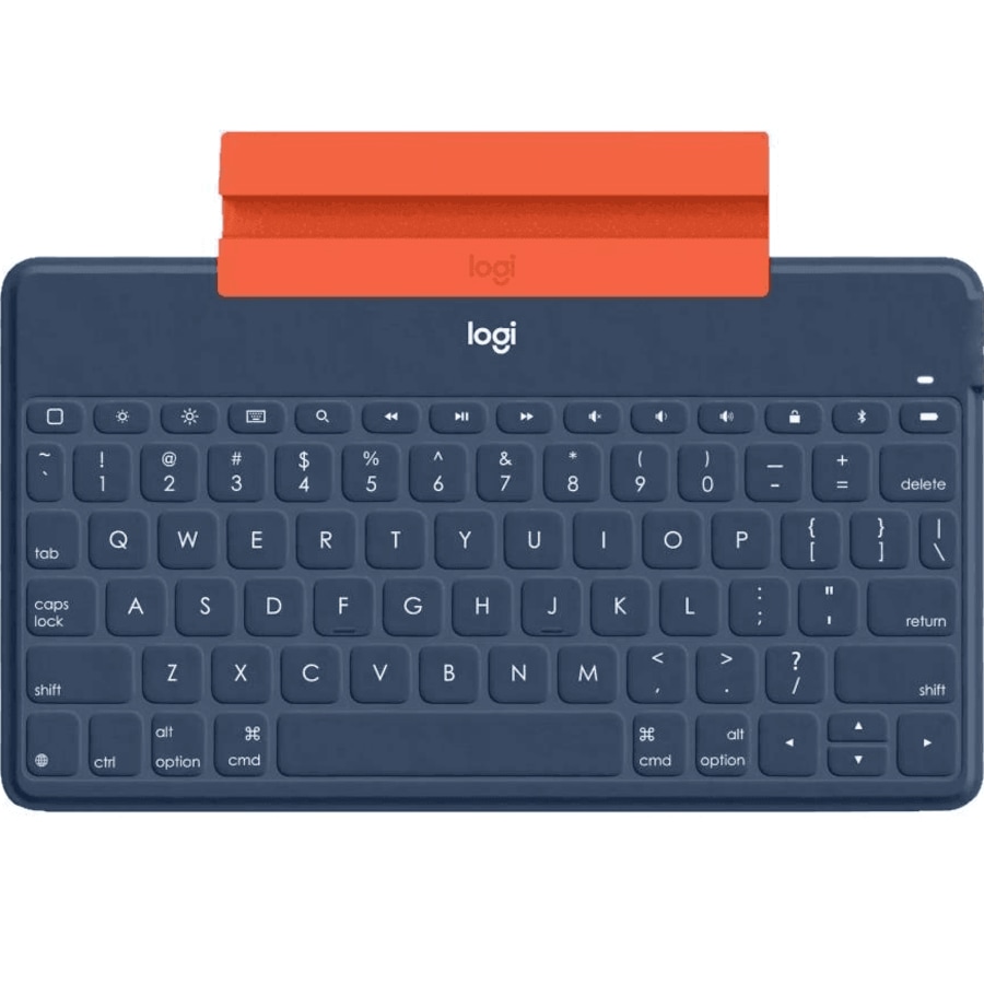 Logitech Keys To Go Keyboard Bluetooth Wireless Portable Blue iPhone iPad