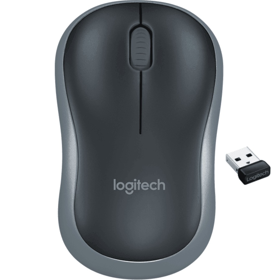 Logitech M185 Wireless Mouse Black/Grey