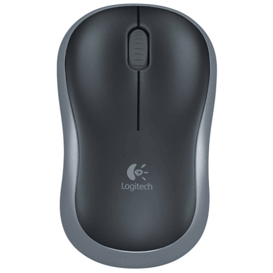 Logitech M185 Wireless Mouse Black/Grey