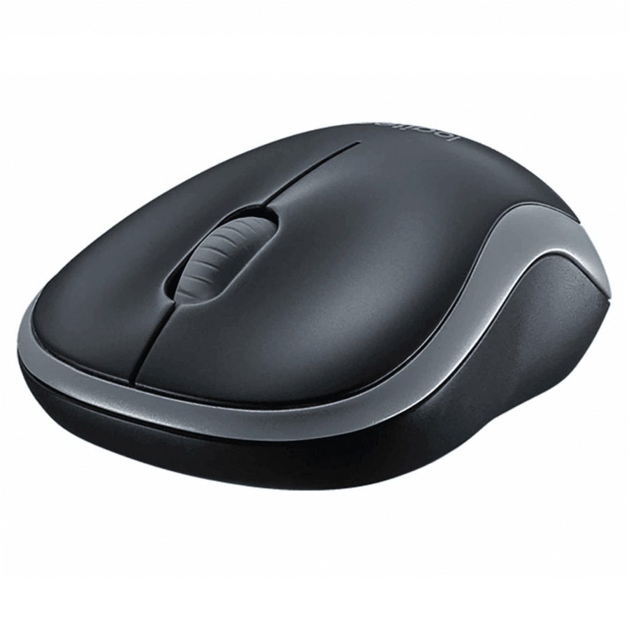 Logitech M185 Wireless Mouse Black/Grey