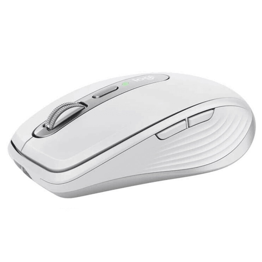 Logitech MX Anywhere 3 For Mac Ergonomic Mouse Ergo Wireless Pale Grey White