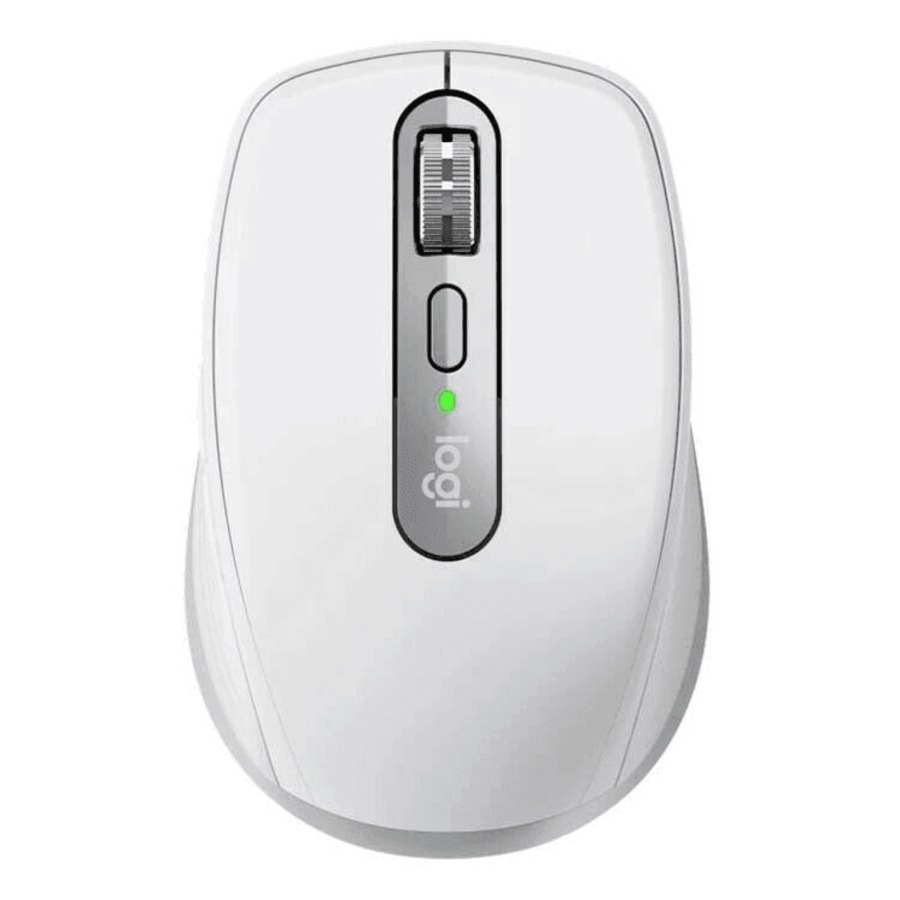 Logitech MX Anywhere 3 For Mac Ergonomic Mouse Ergo Wireless Pale Grey White