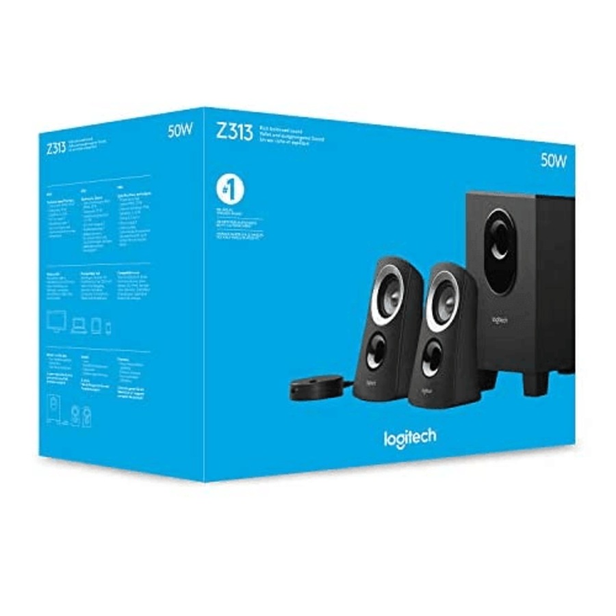 Logitech Z313 PC Computer Speakers Subwoofer Desktop 2.1 Channel