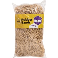 Marbig Rubber Bands Size No.19 500g Pack 20 BULK