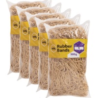 Marbig Rubber Bands Size No.19 500g Pack 5 BULK