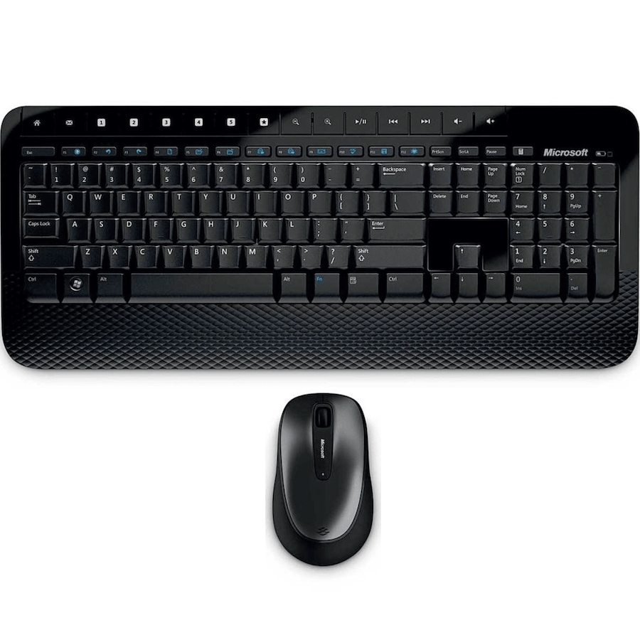 Microsoft 2000 Keyboard Mouse Bundle Set Wireless Desktop