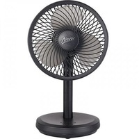 Nero USB Desk Fan 13cm 4 Speed Control Black Office Home Adjustable
