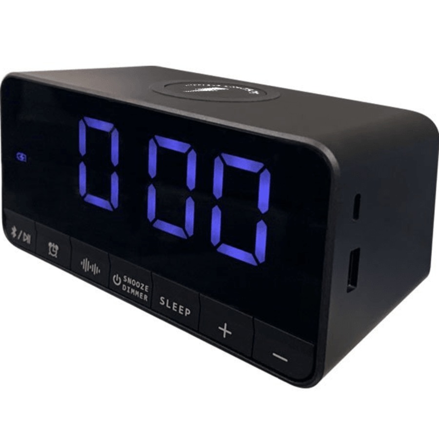 Nero V3 Pro Alarm Wireless Phone Charging Bluetooth Speaker Clock Digital Bedside