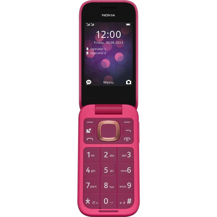 Nokia 2660 Flip Mobile Phone 128MB 2.8" 4G Unlocked Dual Sim Pink