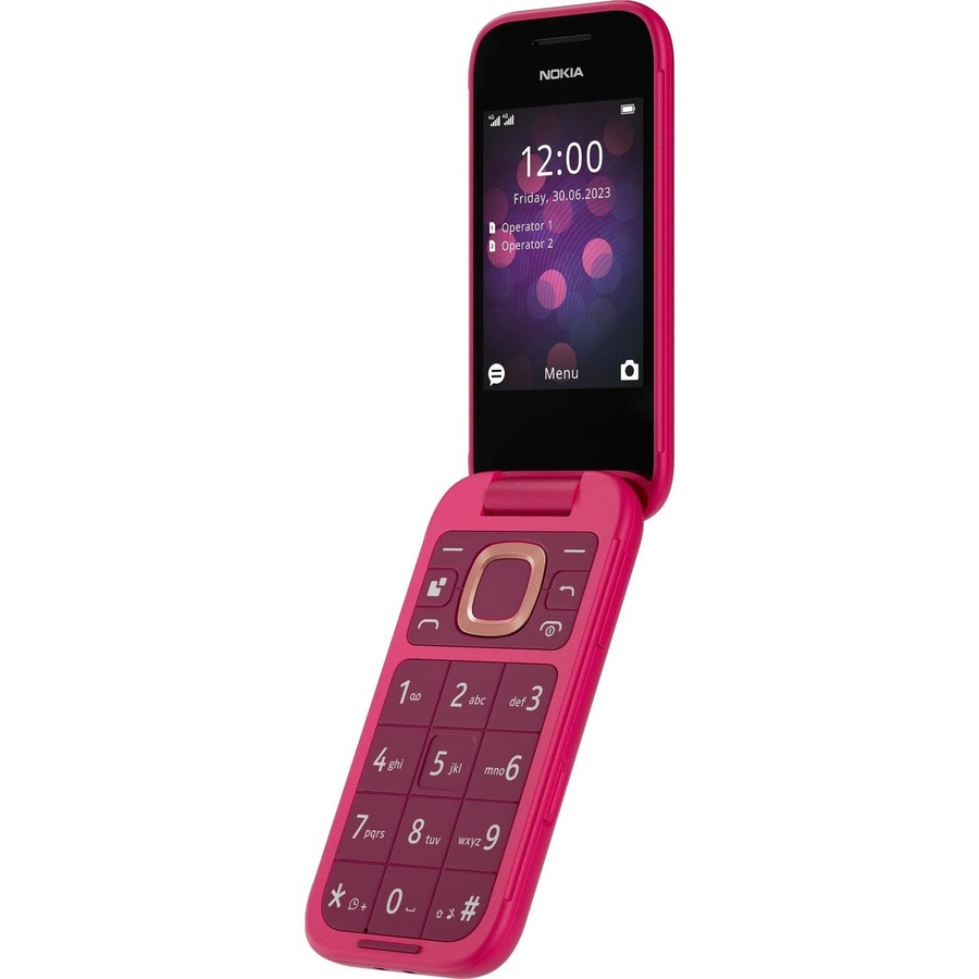 Nokia 2660 Flip Mobile Phone 128MB 2.8" 4G Unlocked Dual Sim Pink