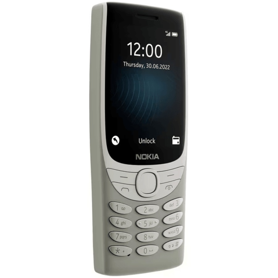 Nokia 8210 Unlocked 4G Mobile Phone Sand Dual Sim 2.8" 128MB/48MB
