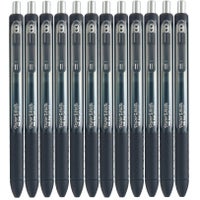 NEW 12x Pentel EnerGel BL417 Gel Roller Pen 0.7mm Box Black