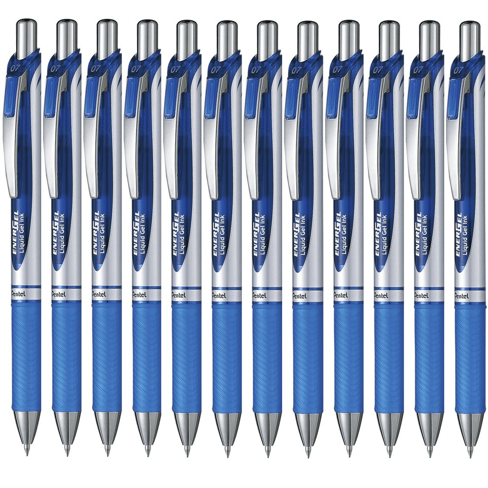 Pentel EnerGel XM Kugelschreiber – 0,7 Mm, 4 Stück In Pink, Dunkelblau, Türkis & Hellgrün, Nachfüllbar