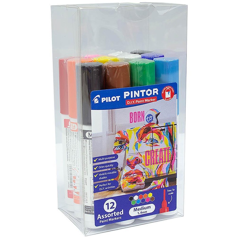 Buy Pilot Pintor Paint Marker Medium Bullet Point 1.4Mm Assorted Pack