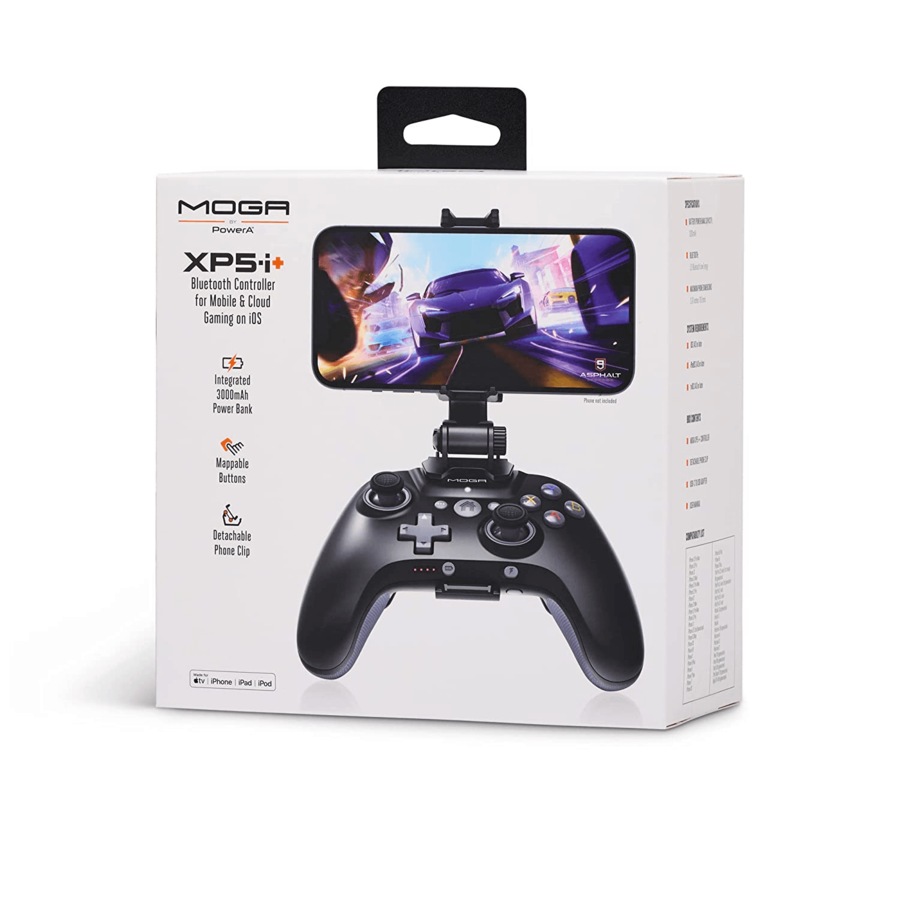 PowerA MOGA Mobile Gaming XP5-i Plus iOS TV Bluetooth Controller Mobile iPhone/Ipad /Apple & Cloud
