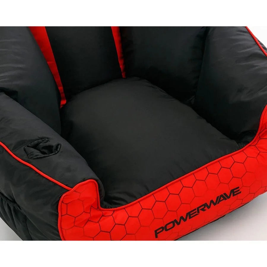 Powerwave PUFF Gaming Bean Bag Chair Red