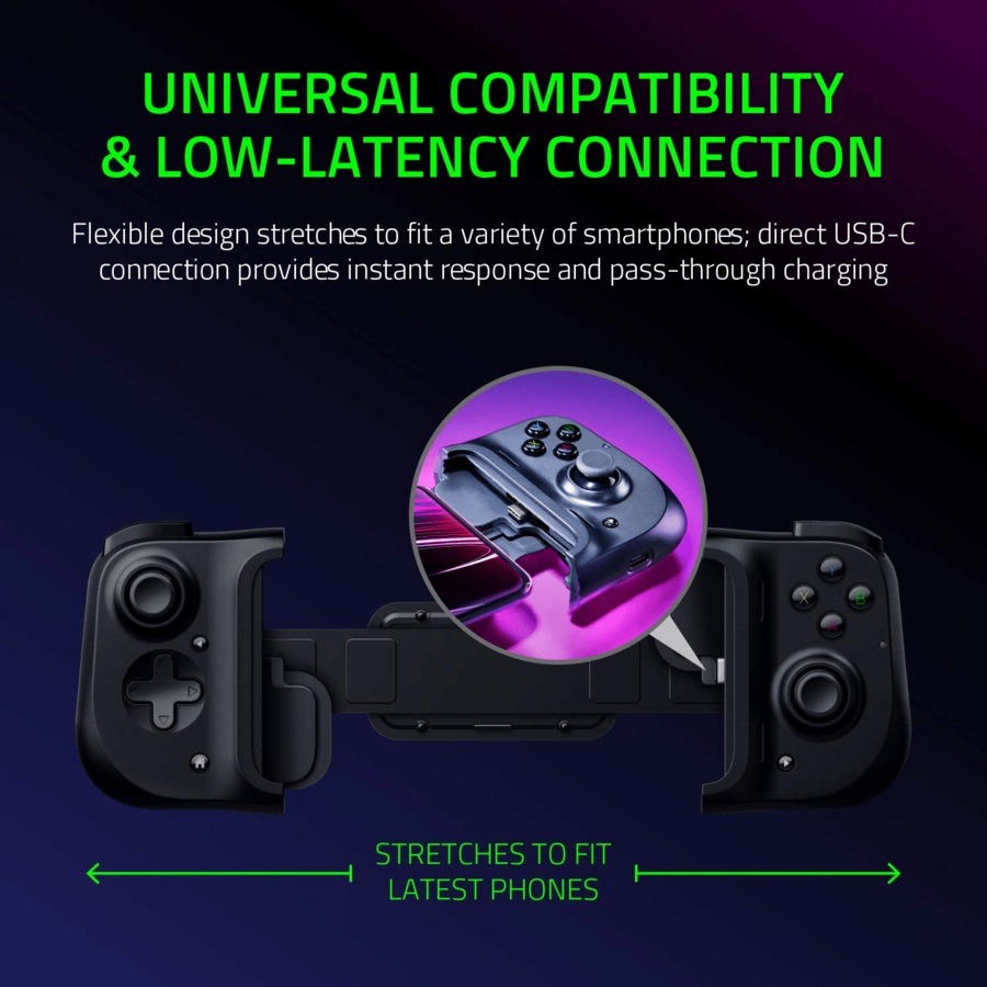 Razer KISHI Universal Gaming Controller for Android Phones