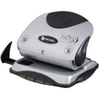 Rexel 2 Hole Punch Clam 15 Sheet Silver / Black