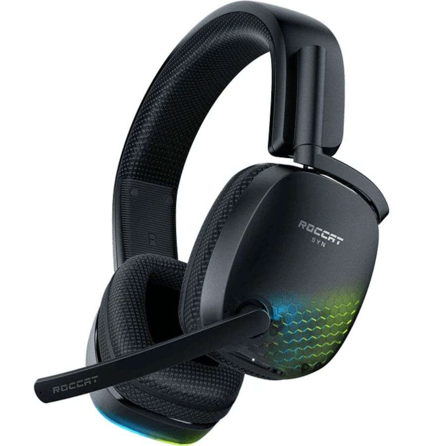 Roccat Syn Pro Air Wireless RGB Gaming Headset Headphones Microphone