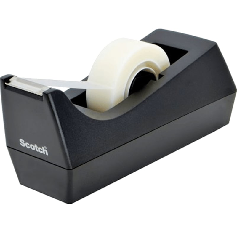 Buy Scotch C38 Desktop Sticky Tape Dispenser 100& Recycled Black - MyDeal