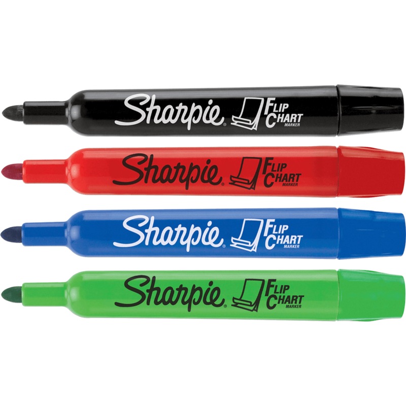 Buy Sharpie Flip Chart Markers AssortedColours Pack 4 MyDeal