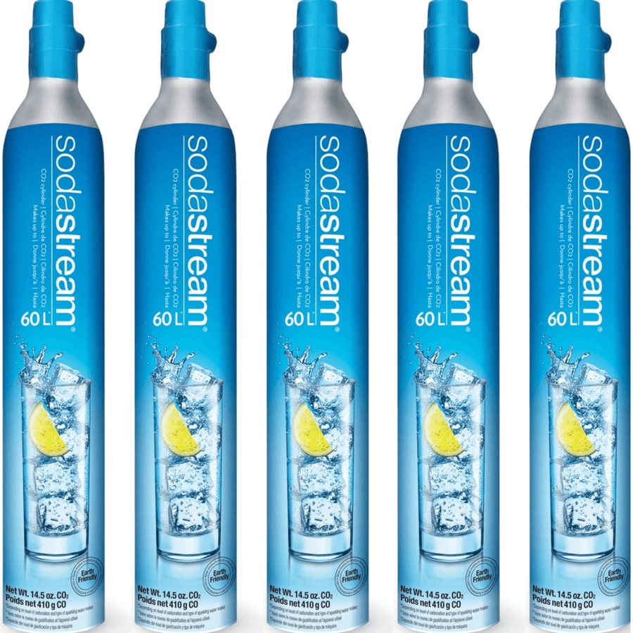 SodaStream Gas Cylinder Replacement Refill Spare 60L Pack 5