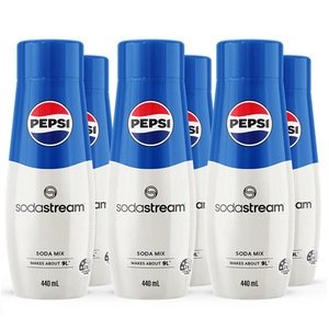 SodaStream Pepsi Original Syrup Mix 440mL Pack 6 BULK