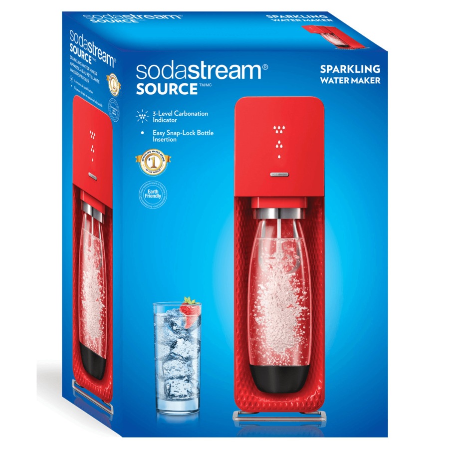 Buy SodaStream Source Element Sparkling Carbonating Water Maker LED ...