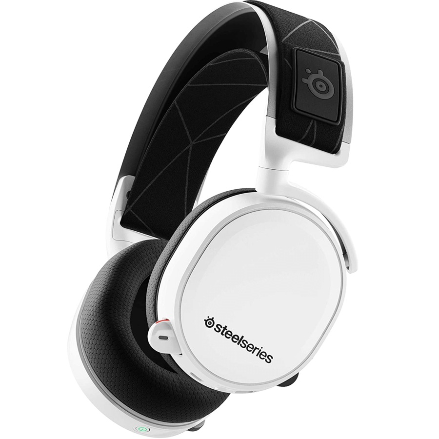 SteelSeries Arctis 7 RGB Wireless Gaming Headset Headphones White