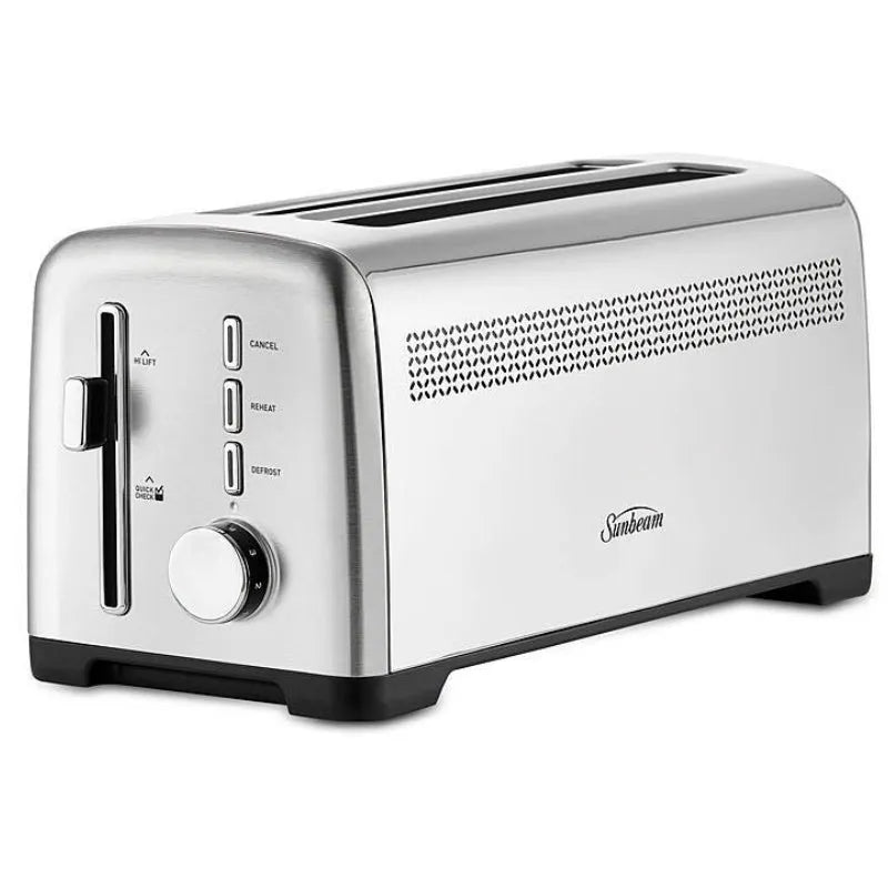 Sunbeam Long Toaster Fresh Start 4 Slice Stainless Steel