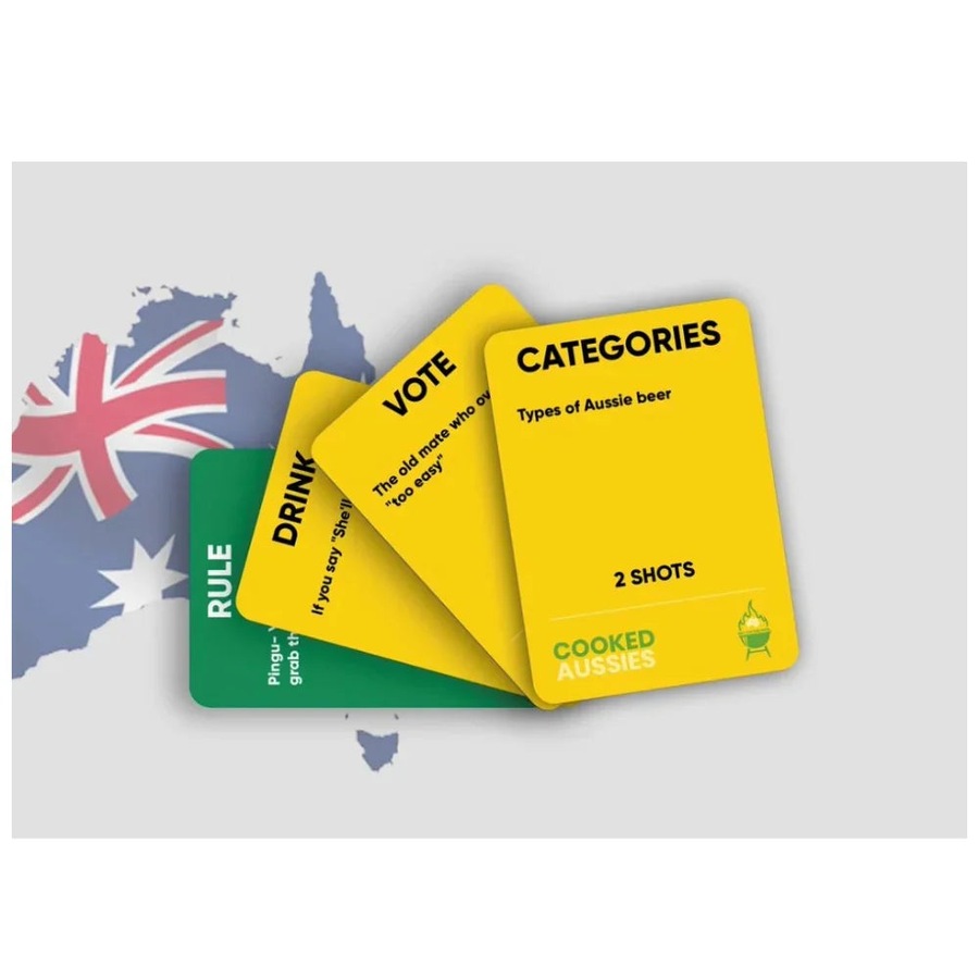Swiss Alps Games Cooked Aussies Card Party Game