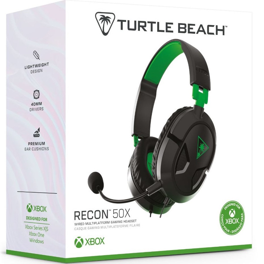 Turtle Beach Recon 50X Headset Headphones Ear Force XBOX