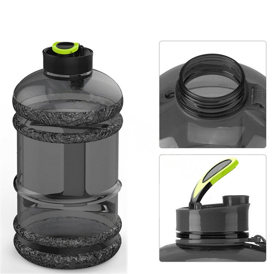 2.2L Large Water Bottle Cap Drink Kettle Sport Gym Training Workout