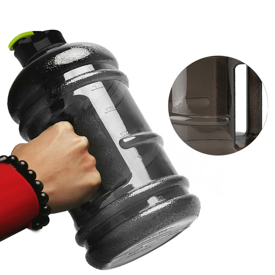2.2L Large Water Bottle Cap Drink Kettle Sport Gym Training Workout