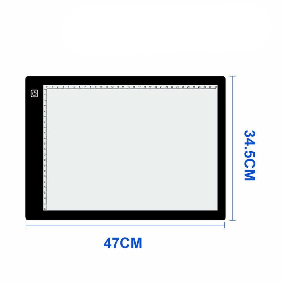 A3 LED Dimmable Tracing Light Box Drawing Board Art Design Pad Copy Lightbox