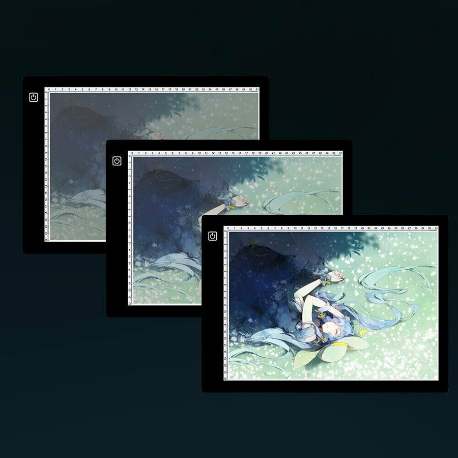 A3 LED Dimmable Tracing Light Box Drawing Board Art Design Pad Copy Lightbox