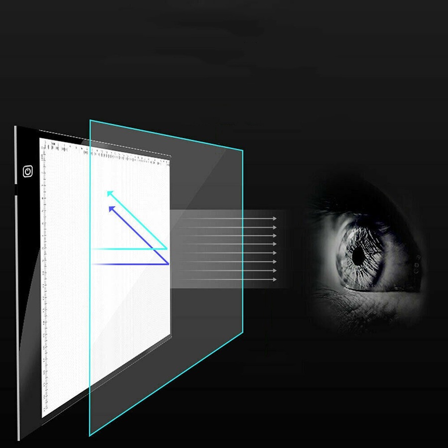 A3 LED Dimmable Tracing Light Box Drawing Board Art Design Pad Copy Lightbox