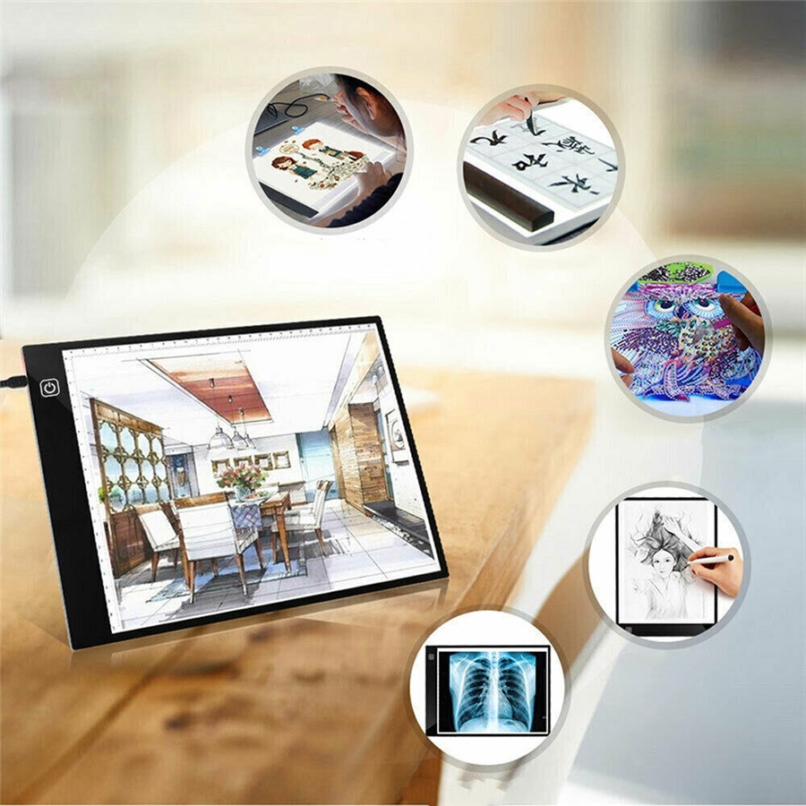 A3 LED Dimmable Tracing Light Box Drawing Board Art Design Pad Copy Lightbox