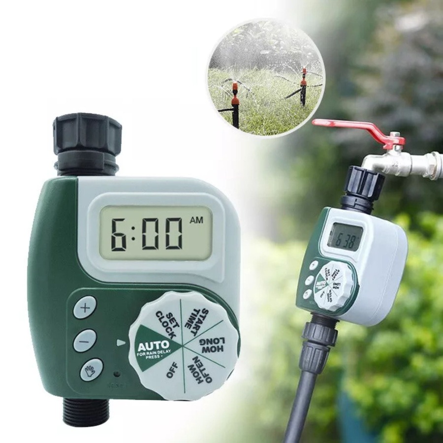 Automatic Irrigation Controller Water Timer Digital Tap Garden Watering System