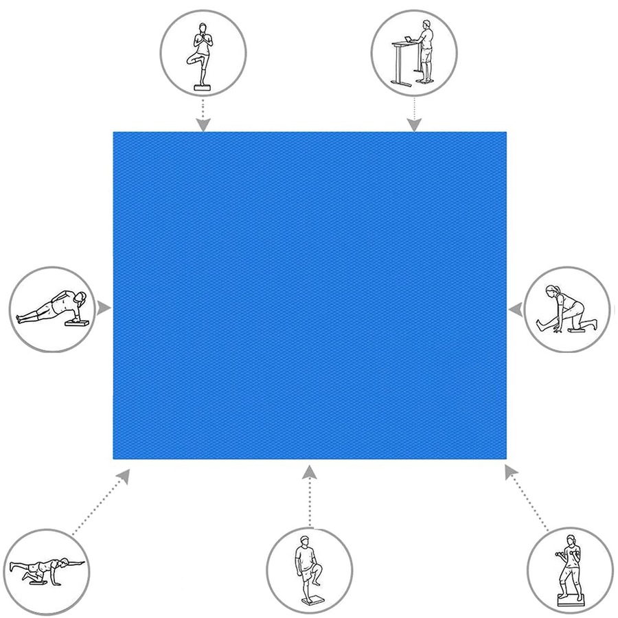 Balance Foam Pad Thickened TPE Yoga Mat Block Pad Equipment For Physical Therapy